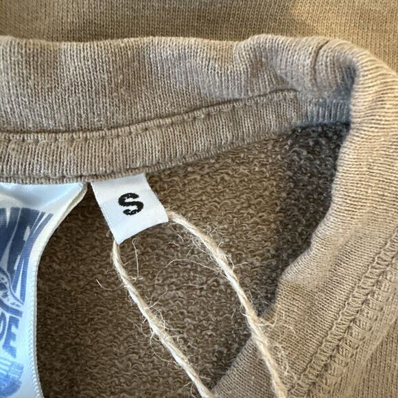 Anvil Hotel Sweatshirt x Jungmaven Size S Coyote Brown Organic Cotton Hemp - Picture 8 of 9